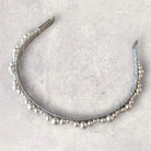 Sienna Pearl Headband - Silver bridal-brilliance