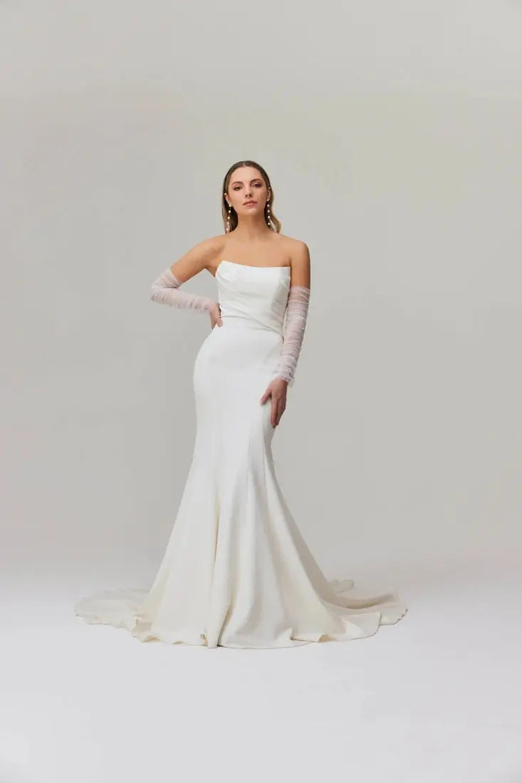 Tina Jessica Couture Crepe Wedding Dress