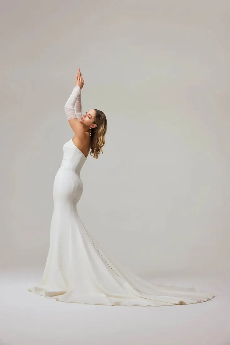 Tina Jessica Couture Crepe Wedding Gown