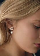 Valencia Pearl Drop Earrings bridal-brilliance