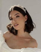 Charlotte Pearl Headband - Gold bridal-brilliance