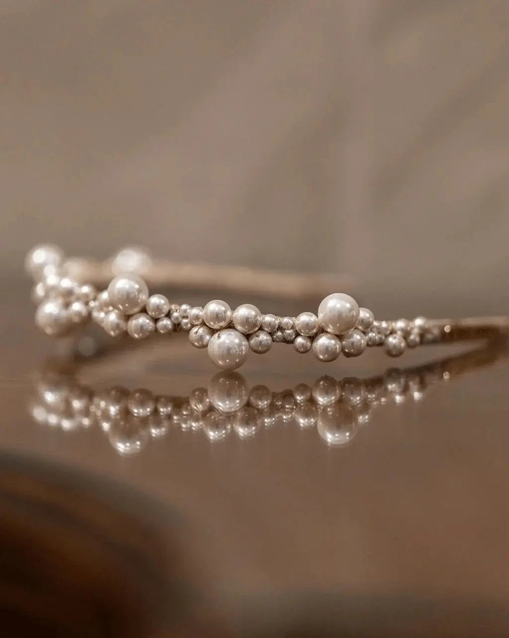 Charlotte Pearl Headband - Gold bridal-brilliance