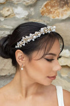 Gold Pearl Headband Stella York