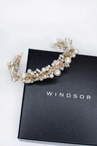 Gold Pearl Headband Stella York
