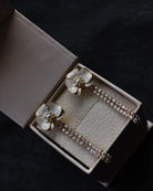 Nashara Ivory Floral Bridal Earrings bridal-brilliance