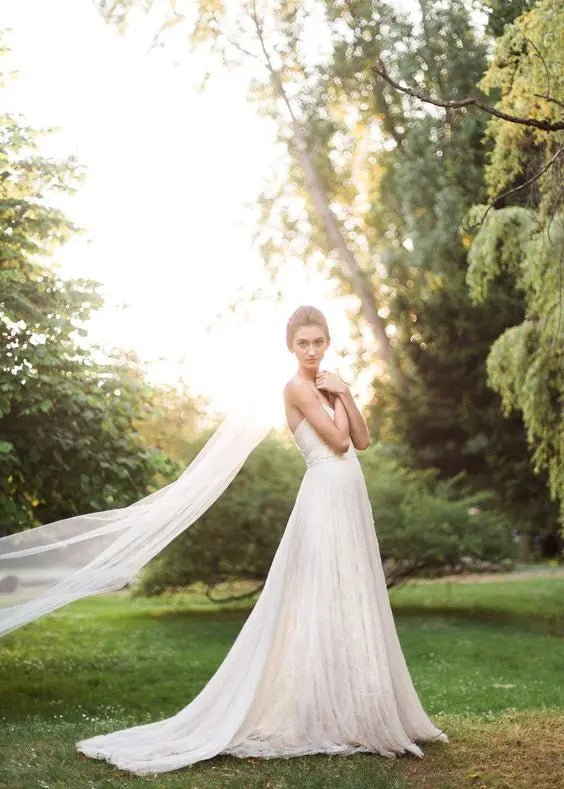 Chapel Length | 1 Layer 7-901-CT - Bridal Brilliance