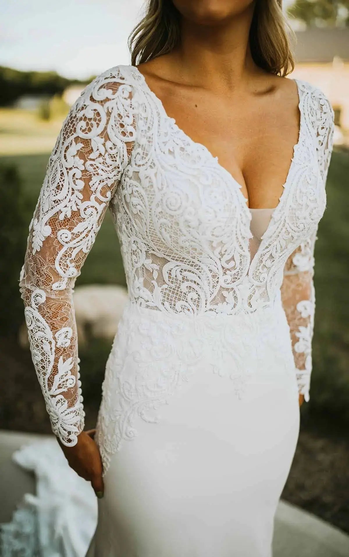 Stella York wedding gown sleeves auckland