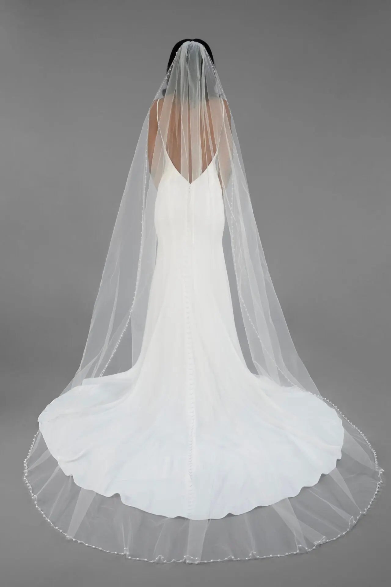 Cathedral Pearl Edge Veil