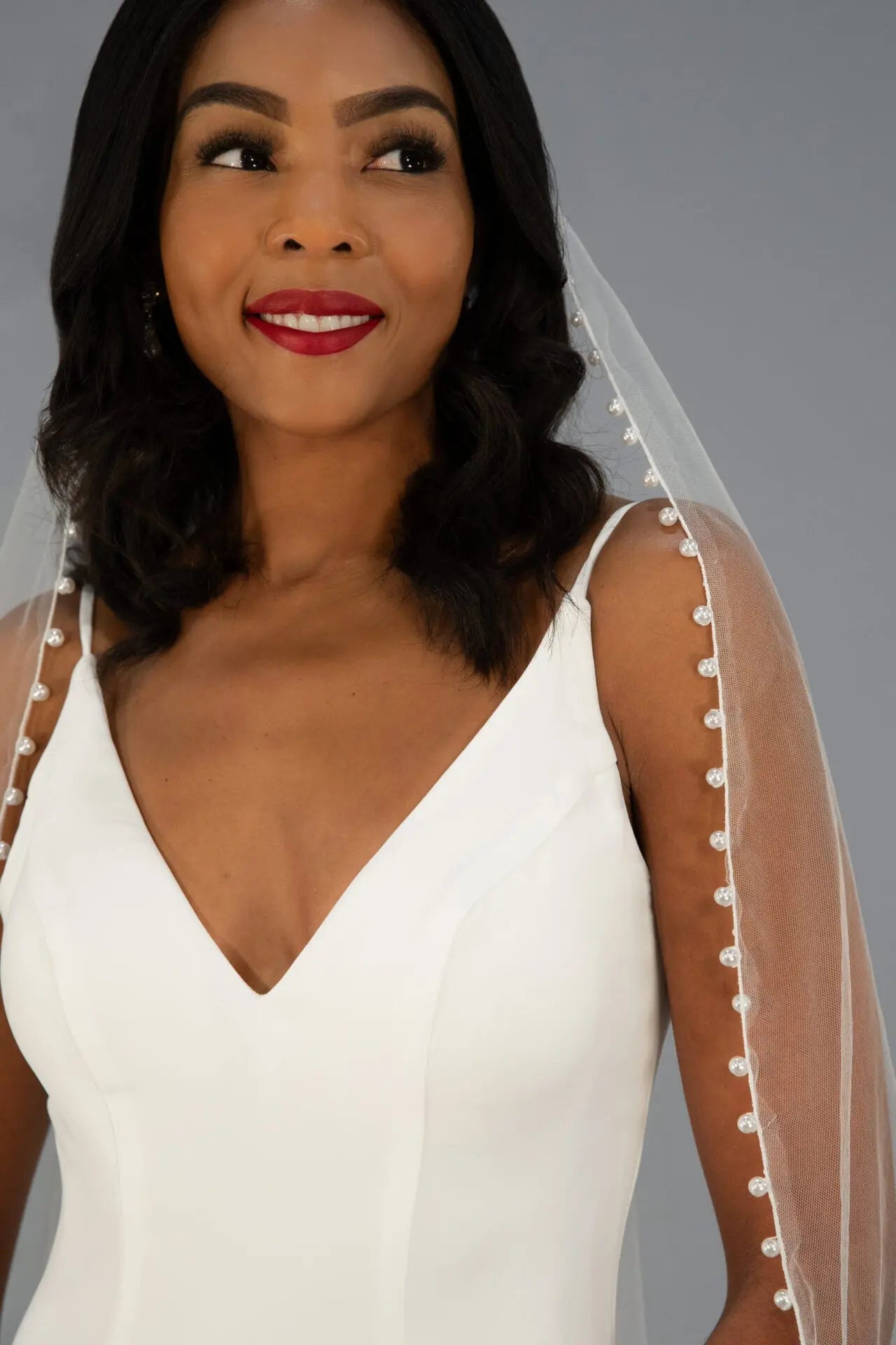 Cathedral Pearl Edge Veil