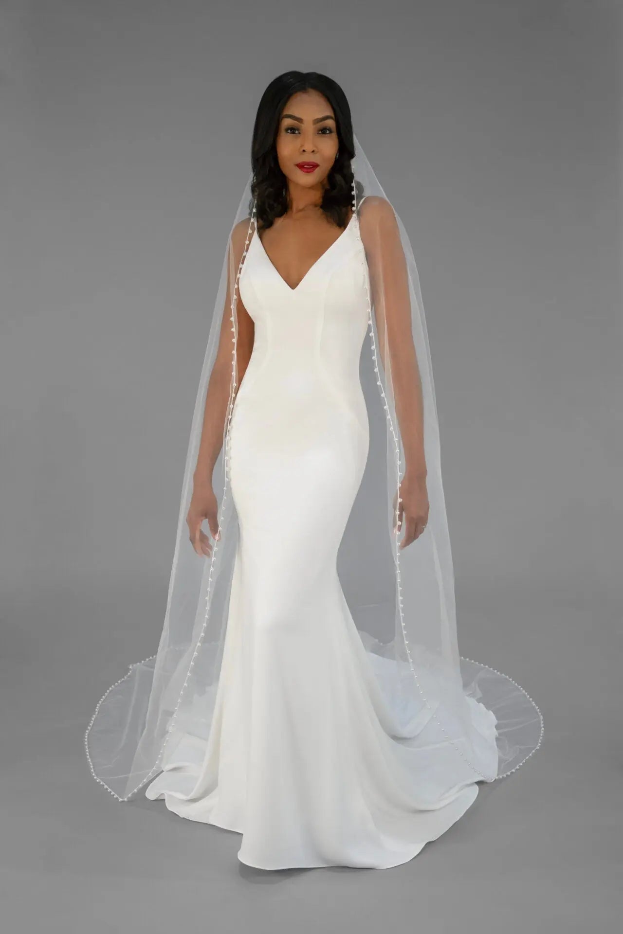 Cathedral Pearl Edge Veil