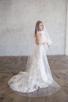 Cathedral length veil with blusher - Bridal Brilliance